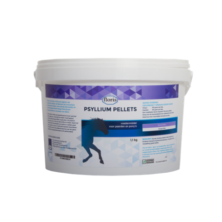 Psyllium pellets for natural bowel movement