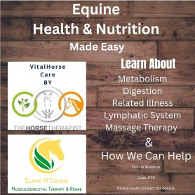 Webinar Equine Health & Nutrition 18th of April